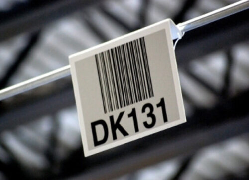 warehouse barcode sign