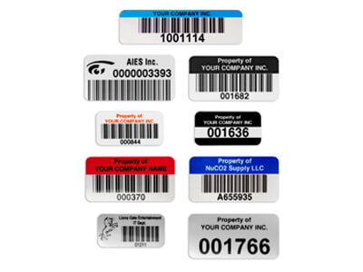 asset tags and labels