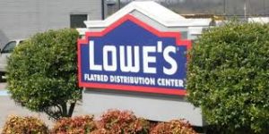 Lowes Flatbed Distribution Center sign