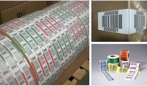 Warehouse pallet labels