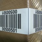 Corner-wrap warehouse pallet label