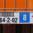 Warehouse Rack Location Label