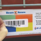 Beam Renew warehouse label cover-up solution