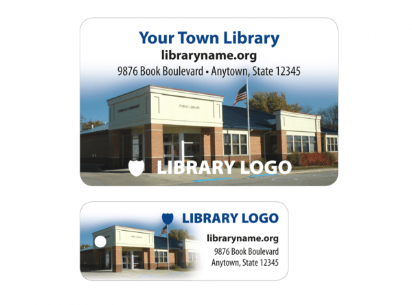 library patron card sample building