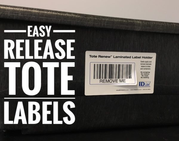 tote renew warehouse label