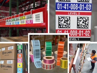 Common Types of Warehouse Labels ID Label Inc