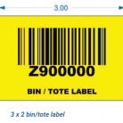 3×2 yellow tote label 400×338