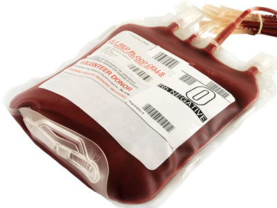Blood Bag with Barcode